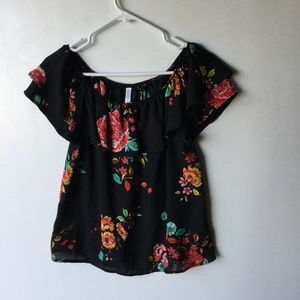 Floral summer top,
